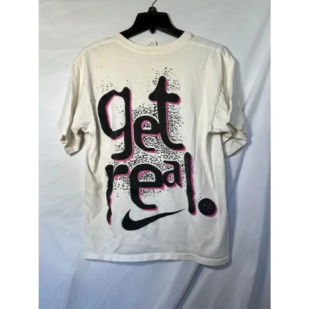 Vintage 80s/90s Nike rare sugar & spice & everything nice‎ white tshirt size M